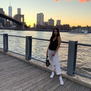 Banana Republic flair leg pinstripe pants